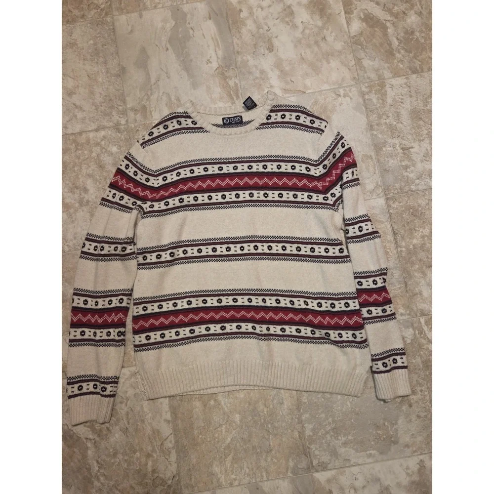 Vintage Chaps By Ralph Lauren Fair Isle Sweater Size Large